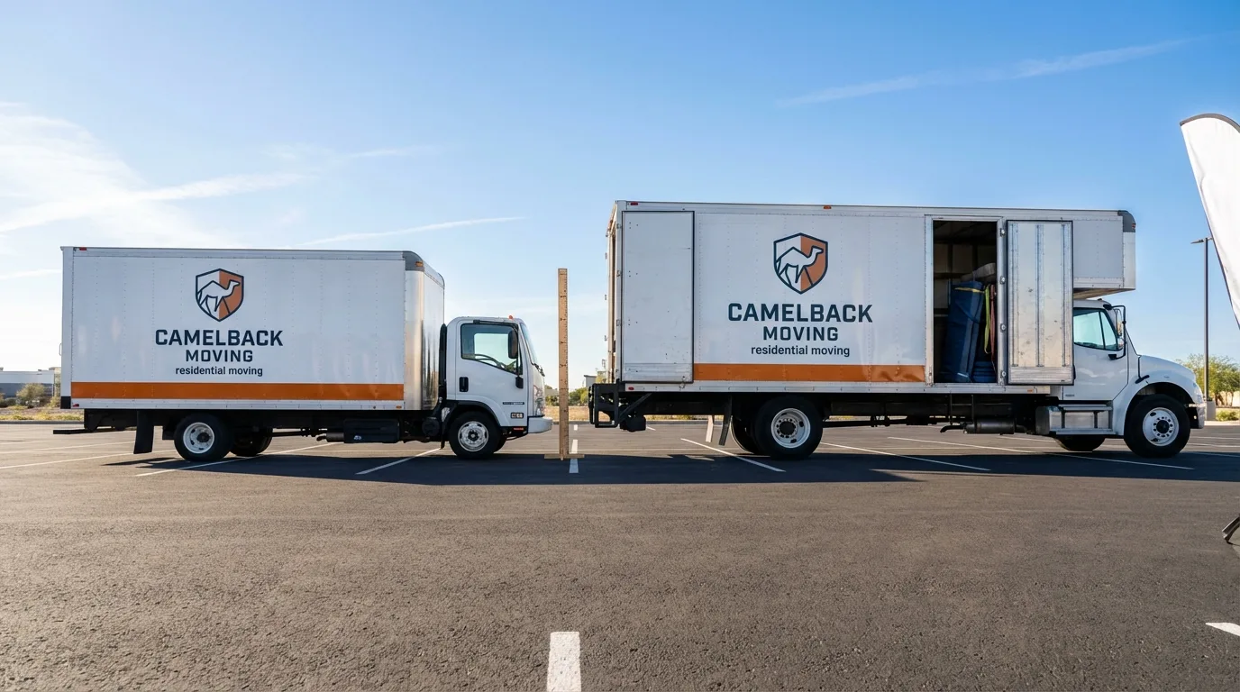 Moving truck size capacity guide in Clementon